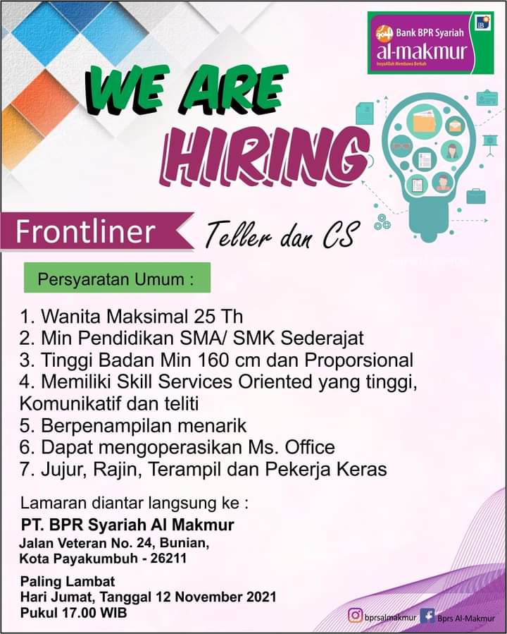 Lowongan Pekerjaan